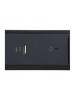 Listwy zasilające - legrand Przedłużacz 3x2PZ + USB A/C 1,5m czarny - miniaturka - grafika 1