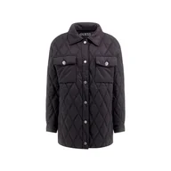 Kurtki damskie - Damska Kurtka miejska GUESS GIORGIA QUILTED SHAKET W3YL17WFIW2-JBLK – Czarny - miniaturka - grafika 1