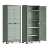 Szafy - Keter Szafka ogrodowa z półkami Planet, jadeitowy szary - miniaturka - grafika 1