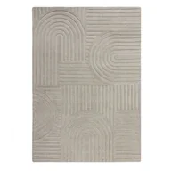 Dywany - Szary dywan wełniany Flair Rugs Zen Garden, 120x170 cm - miniaturka - grafika 1