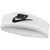 Ozdoby do włosów - Opaska na głowę Nike Classic Terry (kolor Biały) - miniaturka - grafika 1
