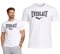 Koszulki męskie - T-shirt koszulka męska EVERLAST bawełna r. XL biała - miniaturka - grafika 1