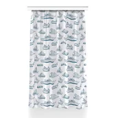 Zasłony - Klasyczna zasłona kolory Niebieskie statki 150x230, Fabricsy - miniaturka - grafika 1