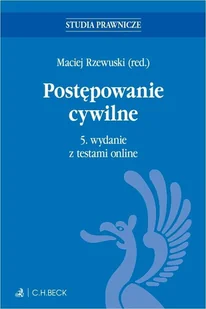 Postępowanie cywilne z testami online - książka - Prawo - miniaturka - grafika 1