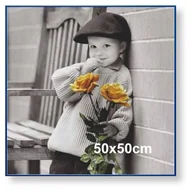 Ramki na zdjęcia - Rama aluminiowa do plakatu 50x50cm, granatowa / ARTVIC - miniaturka - grafika 1