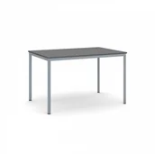 Stoły - B2B Partner Stół do jadalni, blat antracytowy 1200 x 800 mm, podstawa ciemnoszara 555763 - miniaturka - grafika 1