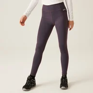 Spodnie damskie - Regatta Damskie Legginsy Holeen Pro Compression Fioletowy, Rozmiar: 46 R - miniaturka - grafika 1