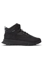 Botki męskie - Timberland Trapery Mt Lincoln Mid Gtx GORE-TEX TB0A61NM0151 Czarny - miniaturka - grafika 1