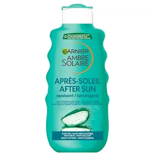 Garnier Balsam po opalaniu, chłodzący i kojący balsam do ciała z aloesem, Ambre Solaire After Sun kojący mleczko nawilżające, 1 x 200 ml - Balsamy i kremy do ciała - miniaturka - grafika 1