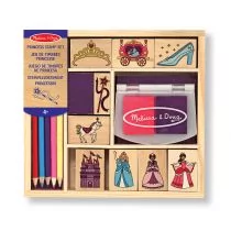 Melissa & Doug ZESTAW STEMPELKÓW KSIĘŻNICZKI MD 12418 - Zabawki kreatywne - miniaturka - grafika 1