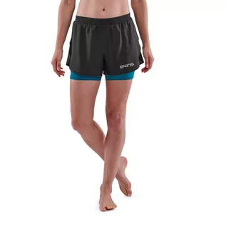 Spodnie sportowe damskie - Skins Spodenki Series-3 X-Fit Black XS - grafika 1