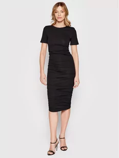 Noisy May Sukienka codzienna Emma 27021505 Czarny Slim Fit - Sukienki - miniaturka - grafika 1