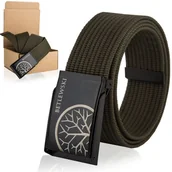 Paski - Pasek parciany Betlewski zgniła zieleń 05 - miniaturka - grafika 1