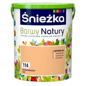 Farby wewnętrzne - Śnieżka Farba lateksowa Barwy Natury brzoskwiniowy sad 114 5 l - miniaturka - grafika 1