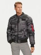 Kurtki męskie - Alpha Industries Kurtka bomber 138116C Czarny Regular Fit - miniaturka - grafika 1