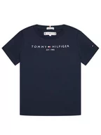 Koszulki dla chłopców - Tommy Hilfiger T-Shirt Essential KS0KS00210 Granatowy Regular Fit - miniaturka - grafika 1