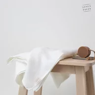 Ręczniki - Biały lniany ręcznik 65x45 cm – Linen Tales - miniaturka - grafika 1