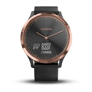 Garmin Vivomove HR Sport Rose Gold with Black Silicone Band 010-01850-26 - Smartwatch - miniaturka - grafika 1