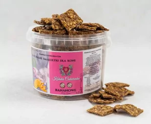 Końska Cukierenka - Jms Horse Treats Naturalne ciasteczka 1,2L - Końska Cukierenka - banan - Akcesoria jeździeckie - miniaturka - grafika 1