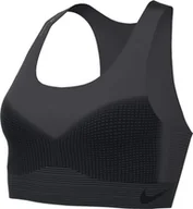 Biustonosze - Nike Damski biustonosz W Nk Swsh Flyknit Bra, Black/Dk Smoke Grey/Photon Dust, DQ5119-011, 4XC-E - miniaturka - grafika 1