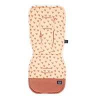 Akcesoria do wózków - La Millou Wkładka do wózka Heartbeat Pink, Stroller Pad - miniaturka - grafika 1