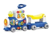 Zabawki i gry sportowe - Jeździk pociąg 4w1 niebieski - Dumel - miniaturka - grafika 1