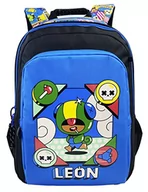 Plecaki szkolne i tornistry - Brawl Stars Plecak młodzieżowy, Przystosowany do wózka, Materiał szkolny, Lew, Plecak szkolny, Niebieski, Unisex, Backpack, Oficjalny produkt (CyP Brands) - miniaturka - grafika 1