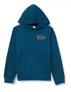 s.Oliver Bluza chłopięca z kapturem, Niebieski zielony, 176 - Bluzy dla chłopców - miniaturka - grafika 1