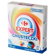Środki do prania - Carrefour Expert Chusteczki wyłapujące kolor 20 sztuk - miniaturka - grafika 1