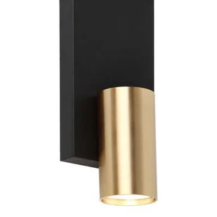 Czarno-złoty kinkiet do nowoczesnej sypialni ML0379 z serii GENESIS - Lampy ścienne - miniaturka - grafika 2