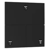 Baterie podtynkowe - HANSGROHE 15573670 ShowerSelect Comfort E Zawór odcinający, podtynkowy do 3 odbiorników Czarny Matowy - miniaturka - grafika 1