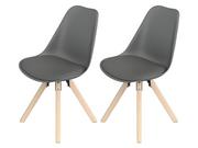 Fotele i krzesła biurowe - Livarno Home Livarno Home Krzesła w stylu skandynawskim, 2 sztuki 4055334302043 - miniaturka - grafika 1