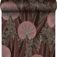 Tapety - Tapeta Dandelion A54702 liście różowa winylowa na flizelinie - miniaturka - grafika 1