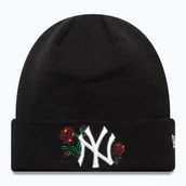 Czapki damskie - Czapka zimowa damska New Era Sequin Rose Beanie New Yor Yankees black WYSYŁKA W 24H 30 DNI NA ZWROT - miniaturka - grafika 1