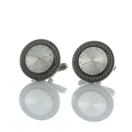 Spinki do mankietów i krawatów - Spinki do mankietów zegary okrągłe EM 313 - EM Men's Accessories - miniaturka - grafika 1