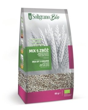 MIX 5 zbóż ryż brązowy, płaskurka, jagły, orkisz, komosa