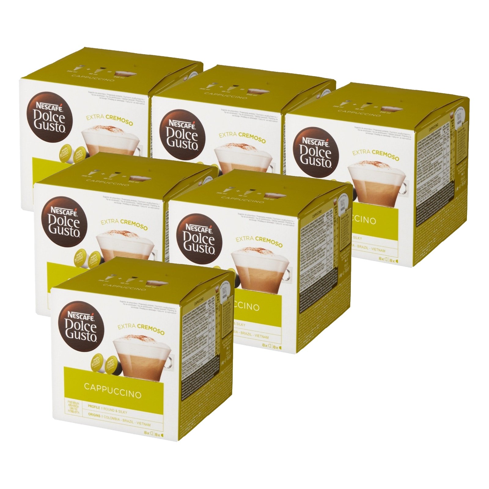 Kapsułki Nescafe Dolce Gusto Cappuccino 6x16szt