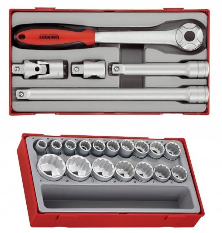 Teng Tools Zestaw narzędzi Sachs Walizka serwisowa SC01 - 113 elementw