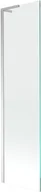 Parawany nawannowe - Mexen Next L parawan nawannowy 1-skrzydłowy 90 x 150 cm, transparent, chrom - 895-090-000-03-00-01 - miniaturka - grafika 1