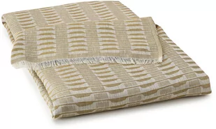 Le Jacquard Fran ais Pled lniany Casual Beżowy - Koce - miniaturka - grafika 1