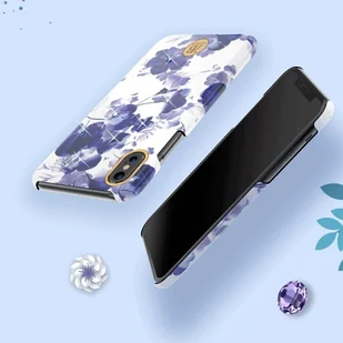 Kingxbar Blossom etui ozdobione oryginalnymi Kryształami Swarovskiego iPhone XS Max różowy - Etui i futerały do telefonów - miniaturka - grafika 13