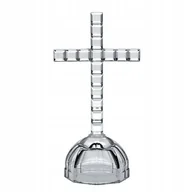 Ozdoby bożonarodzeniowe - Krzyż stojący, nowoczesny, kryształowy, Bohemia 21,5 - miniaturka - grafika 1