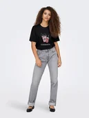 Koszulki i topy damskie - ONLY Koszulka w kolorze czarnym - miniaturka - grafika 1