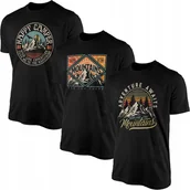 Koszulki męskie - Koszulki Męskie w Góry do Lasu 3 x T-shirt Koszulka 100% Bawełna 3PAK - miniaturka - grafika 1