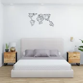 Szafki nocne - Lumarko Szafki nocne, 2 szt., 40x33x46 cm, lite drewno mango - miniaturka - grafika 1