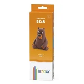 Masy plastyczne - Masa plastyczna HEY CLAY Niedźwiadek HCL30105CEE3 - miniaturka - grafika 1