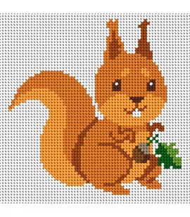 Ariadna, zestaw do haftu wiewióreczka - Pasmanteria - miniaturka - grafika 1