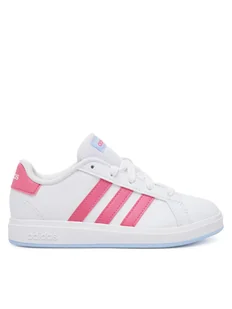 adidas Sneakersy Grand Court Lifestyle JI0971 Biały - Buty dla dziewczynek - miniaturka - grafika 1