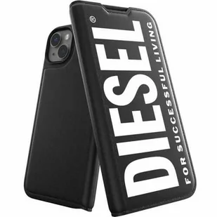 Diesel Etui Booklet Case Core FW22 do iPhone 14 Plus czarne - Etui i futerały do telefonów - miniaturka - grafika 1