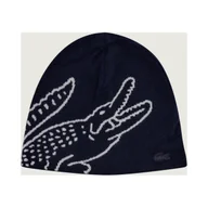 Czapki męskie - Lacoste Wełniana czapka - miniaturka - grafika 1